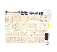YGBWAOV Kit de Robot de Programable Inteligente Dual: Experimento Científico de Bricolaje para Jóvenes, Modelo Educativo Steam
