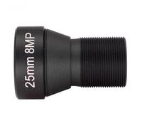 YGBWAOV Lente CCTV HD 4K de 8 MP, de 25 mm, Apertura de Baja Distorsión, Formato F1.6, Lente de /,8 Pulgadas Cámara de Acción