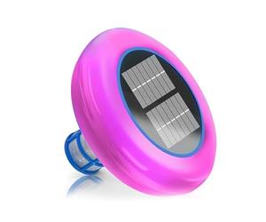 YGBWAOV Limpiador de Piscinas Automático, Ionizador Solar de Piscina Mejorado, Ionizador de Piscina de Cobre, Luz LED con Conmutación Automática, Ionizador de Piscina Flotante