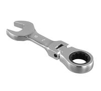 YGBWAOV Llave de Trinquete de Corto con Cabezal Móvil, Llave de Boca de Doble Propósito Rápida, Herramienta de Hardware, Llave Que Ahorra Mano de Obra de 19 mm