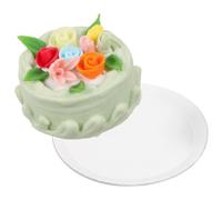 YGBWAOV Mini Pastel Falso de Comida Pequeña, Modelo de Artificial, Decoración Vintage, Adornos para Pasteles, Pastel Pequeño de Resina de Imitación D