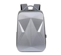 YGBWAOV Mochila RíGida para Ordenador PortáTil, Antirrobo, Impermeable, para Juegos, Negocios, para Hombres Y Mujeres, Color Gris