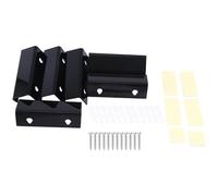 YGBWAOV Paquete de 6 Estantes de Pared para Negro, Soporte de Pared para Vinilo, Soporte para Discos de áLbum de AcríLico