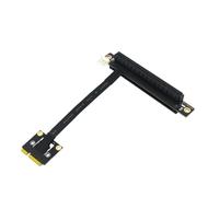 YGBWAOV Poste de Montaje para Cable Adaptador Mini PCIe A PCI-e 16X de 270 Grados para Extensor de Probador PCIE