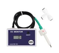 YGBWAOV Probador de Calidad del Agua Digital en Línea, Medidor LCD de TDS/EC, Detección de Us/PPM, Detector de EC, Prueba de Entrada y Salida para Laboratorio de Piscinas