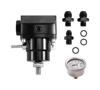 YGBWAOV Regulador de Inyección de Combustible AN8 con Indicador de Presión de Combustible. Kit Regulador de Presión de Combustible. Regulador de Combustible de Alta Presión.