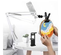 YGBWAOV Soporte de de Bordado Ajustable para Trabajos Manuales, Soporte de Escritorio para/Tableta/Teléfono, de Costura