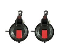 YGBWAOV Ventosa para Coche, Toldo para Coche, Techo, Tienda de Campaña, Gancho Fijo, Ventosa Fuerte, Ventosa para Mascotas, 2 Piezas