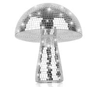 YGCHEN Bola de Discoteca de Seta, Espejo de Seta Discoteca, Decoración de Bola de Disco, Mirror de Hongo Discoteca, Decoración de Champiñones, Decoración Hogar