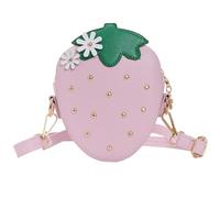 YGCHEN Fresa Bolso Bandolera Niña Bolso de Mano Forma de Fresa Bolso Cruzado Rosa Elegantes Bolsos Bandolera para Niña Mujer