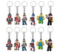 YGCHEN Llavero para Juego Roblox Decoración de Fiesta de Animados Llavero Chico Llaveros Niños Adultos Regalos Keychain para Aficionados a Videojuegos (12 Piezas)