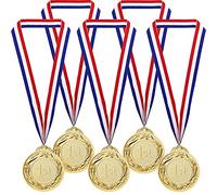 YGCHEN Medallas de Oro Ganadores Medalla Winner Competencia Premio Deportivos Oro Medallas para Olímpico Tema Niños Fiestas Premios Recompensa (8 Piezas)