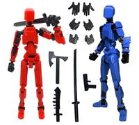 YGCHEN T13 Action Figure Dummy 13 Figura de Acción Titán 13 Robot Figuras Múltiples Articulaciones Juguete Impresión 3D Figuras de Acción Niños Cumpleaños Regalo Modelos