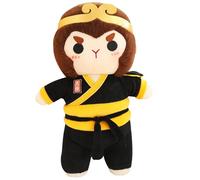 YGCHEN Wukong Muñeco de Peluche Negro Mítico Mono Juguete de Peluche Juego Personaje Temático Decoración Muñeca Wu Kong Plush Figura Peluche Fiesta de Cumpleaños Juguete
