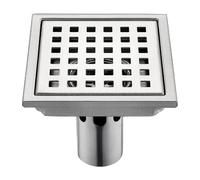 YGDLUCK Desagüe de Piso de Acero Inoxidable antiolor y antirreflujo para Cocina, Multiusos, Plateado, 15 cm x 15 cm.