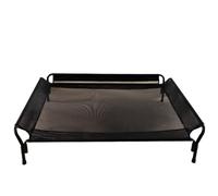 YGDYFDC Cama para Mascotas Cama de Campamento for Mascotas con Respaldo, casa for Perros elevada de Malla Transpirable de Verano for Perros medianos y Grandes Cama para Perros(S-75 * 60 * 30cm)