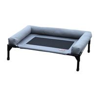 YGDYFDC Cama para Mascotas Cama de Campamento for Mascotas extraíble y Lavable con Perrera Lateral Cama for Gatos de Verano Cama for Perros Fuera del Suelo Cama para Perros(Blue,56 * 43 * 18cm)