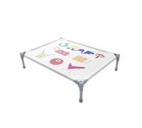 YGDYFDC Cama para Mascotas Cama for Mascotas Cama de Suelo Transpirable a Prueba de Humedad Cama elevada Cama de Campamento extraíble y Lavable Cama for Perros Cama para Perros(3,L(109 * 78 * 19cm))