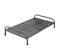 YGDYFDC Cama para Mascotas Cama for Perros, Cama for Mascotas de Tubo Cuadrado Completo, Cama de Campamento Plegable, Resistente a arañazos y mordeduras Cama para Perros(S)