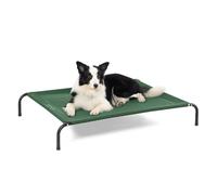 YGDYFDC Cama para Mascotas Cama Negra al Aire Libre elevada for Perros, Cama for Perros, Impermeable, Plegable, desprendible, con Marco de Alambre Cama para Perros(Green,41.5 * 26 * 8in)