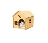 YGDYFDC Casa de Gato Casa for Perros, Perrera for Gatos, Perrera, Villa for Gatos Four Seasons, colchoneta for Dormir, artículos for Mascotas, Perrera extraíble y Lavable Casa Gatos(B2,M)