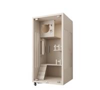 YGDYFDC Casa de Gato Gabinete for Mascotas, Villa for Gatos, Nido for Gatos, casa for Gatos, Castillo, Jaula Espacial Extra Grande Impermeable, hogar Interior Casa Gatos(G6)