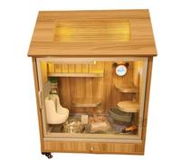 YGDYFDC Casa de Gato Jaula Especial for Gatos, Tablero ecológico de Madera Maciza, Jaula for gabinete de Villa, Jaula for Mascotas, Nido for Gatos, hogar Interior Casa Gatos(5)