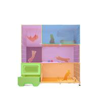 YGDYFDC Casa de Gato Jaula for Gatos, Inodoro for Gatos, Caja de for Gatos, Villa integrada for Gatos en el Interior del hogar, Jaula for Gatitos, casa for Gatos, gabinete for Gatos Casa Gatos(5)