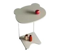 YGDYFDC Mesa de Centro Gabinete Lateral Simple, Mesa De Centro Pequeña, Mesa Auxiliar De Almacenamiento, Luz De Noche, Mesa Pequeña De Lujo For Sala De Estar Y Hogar Mesita(White)