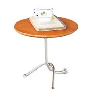 YGDYFDC Mesa de Centro Mesas auxiliares Redondas pequeñas, Sencillas y Elegantes, artículos prácticos y Decorativos for el hogar. Mesita(Orange)