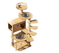 YGDYFDC Nido de árbol para Gatos Marco de Escalada for Gatos, Nido for Gatos, árbol for Gatos de Sisal, Plataforma de Salto Multicapa Duradera, cápsula Espacial, Gato Bantam Fácil de Montar(A)