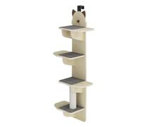 YGDYFDC Nido de árbol para Gatos Marco de Escalada for Gatos, Nido for Gatos, árbol for Gatos, Puerta de Madera Maciza, Tipo Pared, Plataforma de Salto for Gatos sin perforación Fácil de Montar(A)
