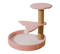 YGDYFDC Nido de árbol para Gatos Marco De Escalada For Gatos, Nido For Gatos Todo En Uno, No Requiere Espacio, Entretenimiento For Gatos Pequeños, Poste Rascador For Gatos Fácil de Montar(K)