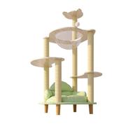 YGDYFDC Nido de árbol para Gatos Sofá Cama Grande for Mascotas, cápsula Espacial Transparente, Transpirable, sólido y Duradero, Soporte Divertido for Familia de Varios Gatos Fácil de Montar