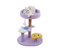 YGDYFDC Nido de árbol para Gatos Tablero rascador for Gatos pequeños, Marco de Escalada for Gatos, Poste rascador for Gatos, Juguete Bonito de Sisal Adecuado for Gatos de Interior Fácil de Montar(A)