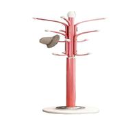 YGDYFDC Perchero de Esquina Perchero De Pie For Ropa, Estante Simple For Dormitorio, Colgador De Ropa, Barra, Almacenamiento En El Hogar, Estante For Ropa Percha de Pie(Pink)