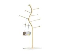YGDYFDC Perchero de Esquina Perchero Estilo Crema, Perchero de pie for Ropa de Dormitorio, Colgador de Ropa Simple, Estante de Almacenamiento de Ropa Percha de Pie(White,A)