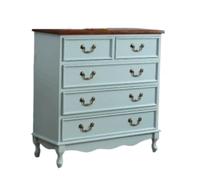 YGDYFDC Taquillas Modernas Cómoda Simple Y Moderna For Dormitorio, Mueble De Almacenamiento con Cinco Cajones, Mueble For Sala De Estar Cómoda con Cajones(Blue,B)