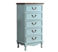 YGDYFDC Taquillas Modernas Cómoda Simple Y Moderna For Dormitorio, Mueble De Almacenamiento con Cinco Cajones, Mueble For Sala De Estar Cómoda con Cajones(Blue,A)