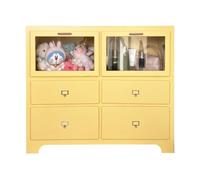 YGDYFDC Taquillas Modernas Gabinete con Cajones Estilo Crema Aparador Moderno Minimalista Gabinete De Almacenamiento En Habitación Gabinete De Almacenamiento De Entrada Cómoda con Cajones(White)