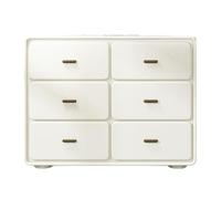 YGDYFDC Taquillas Modernas Mueble De Seis Cajones For Dormitorio, Mueble De Almacenamiento Moderno Y Decorativo Simple, Mueble De TV Completo Cómoda con Cajones(S,C)