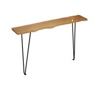 YGER JZGB Mueble Estrecho Pasillo, Consola Madera con Borde Irregular, Panel de Pino, Montaje en Pared, para Sala de Estar, Pasillo, Recibidor y Vestíbulo(60x15x90cm/24x6x35in)