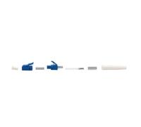 YGESZZAY 200 Uds LC/PC Accesorios de Conector de Fibra óptica-Piezas de Puente Simplex de un Solo núcleo UPC Azul 2,0/3,0(LC UPC 3.0)