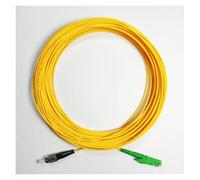 YGESZZAY Puente de Fibra óptica E2000/A, monomodo Amarillo de un Solo núcleo de 2,0mm, Centro de Datos LC-FC-SC-ST,UPC,A,5m,10m,15m,20m(E2000 A-ST UPC 15m)
