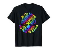 Yggdrasil Árbol de la Vida Atraer Energía Arco Iris Mujeres Hombres Camiseta