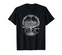 Yggdrasil World Ash Tree Edda Centro de 9 Reinos Camiseta