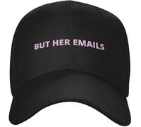 YGHAOWKJR Classic But Her Emails Hillary - Gorra de béisbol, sombrero de té, sombrero de verano, sombrero de Navidad, anime para mujeres y hombres