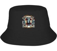 YGHAOWKJR Classic Capuchin Assassin - Sombrero de pescador italiano para niña, verano, hip hop, plegable, para deportes al aire libre, pescador, talla S