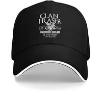 YGHAOWKJR Classic Clan Fraser Je Suis Prest Gorra de béisbol para cumpleaños, sombrero de caballo para mujer, sombreros para el sol para hombre