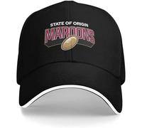 YGHAOWKJR Classic Maroons State of Origin Rugby - Gorra de béisbol divertida para hombre, sombrero de sol para mujer y hombre